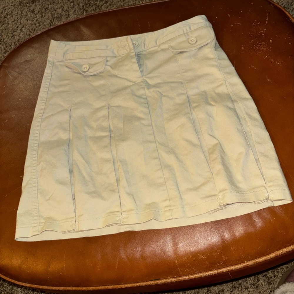 Talbots Kids. Khaki skirt. Can be used for school uniform, as well.